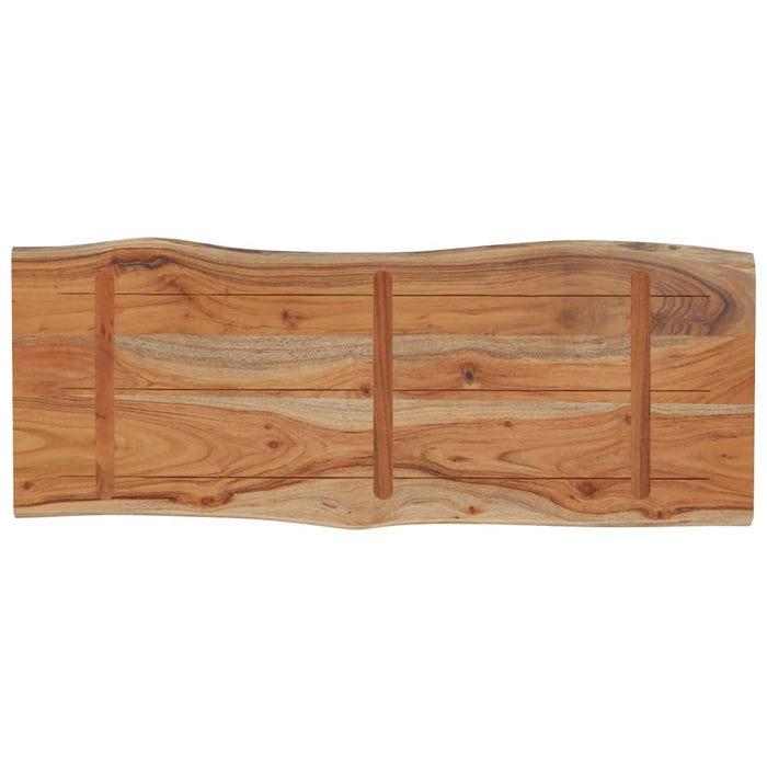 Blat masă 80x40x2,5 cm dreptunghiular lemn acacia margine vie - WALTI WALTI