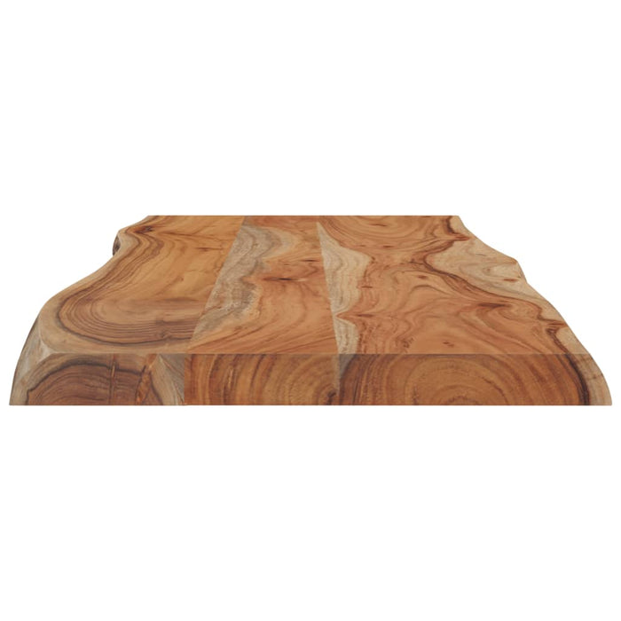 Blat masă 80x40x2,5 cm dreptunghiular lemn acacia margine vie - WALTI WALTI