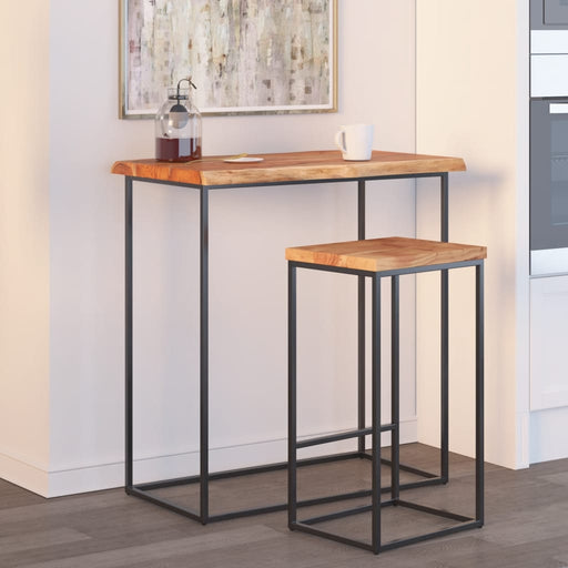 Blat masă 80x40x2,5 cm dreptunghiular lemn acacia margine vie - WALTI WALTI