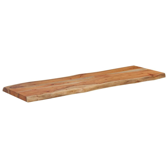 Blat masă 110x40x2,5 cm dreptunghiular lemn acacia margine vie - WALTI WALTI