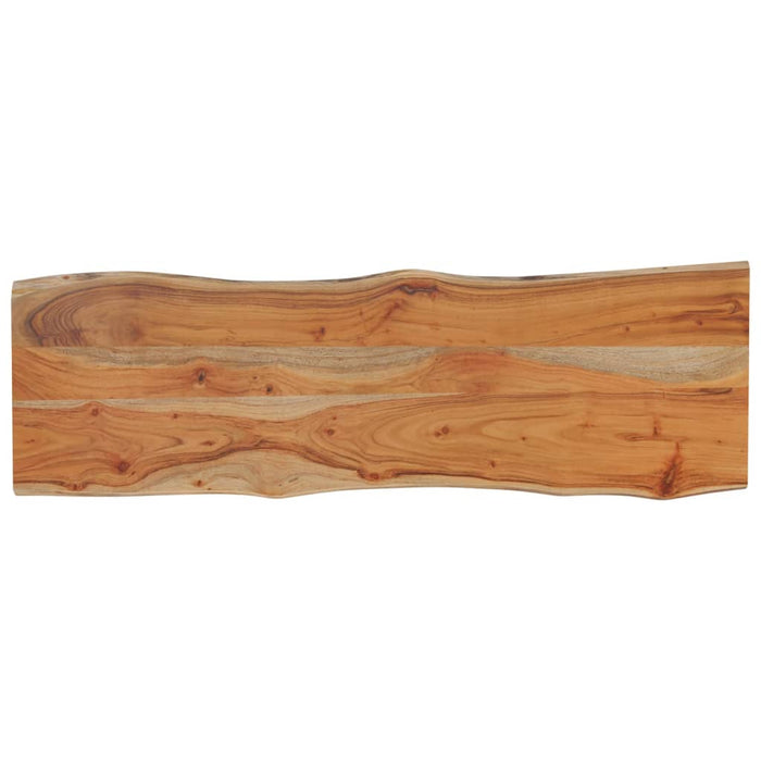 Blat masă 110x40x2,5 cm dreptunghiular lemn acacia margine vie - WALTI WALTI