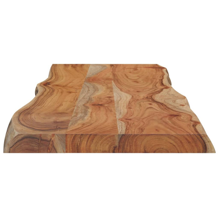 Blat masă 110x40x2,5 cm dreptunghiular lemn acacia margine vie - WALTI WALTI