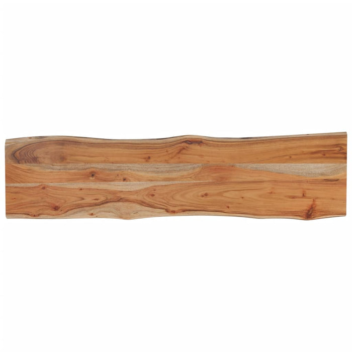 Blat masă 180x40x2,5 cm dreptunghiular lemn acacia margine vie - WALTI WALTI