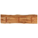 Blat masă 180x40x2,5 cm dreptunghiular lemn acacia margine vie - WALTI WALTI