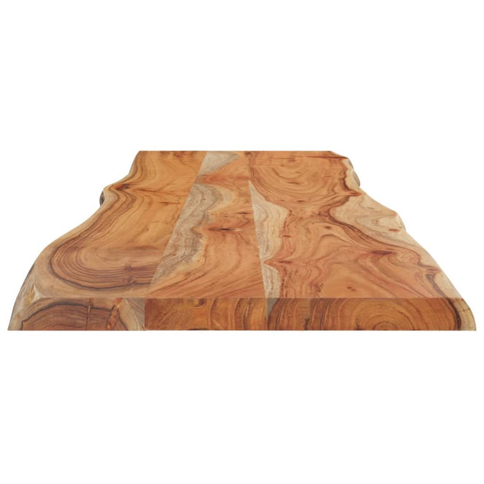 Blat masă 180x40x2,5 cm dreptunghiular lemn acacia margine vie - WALTI WALTI