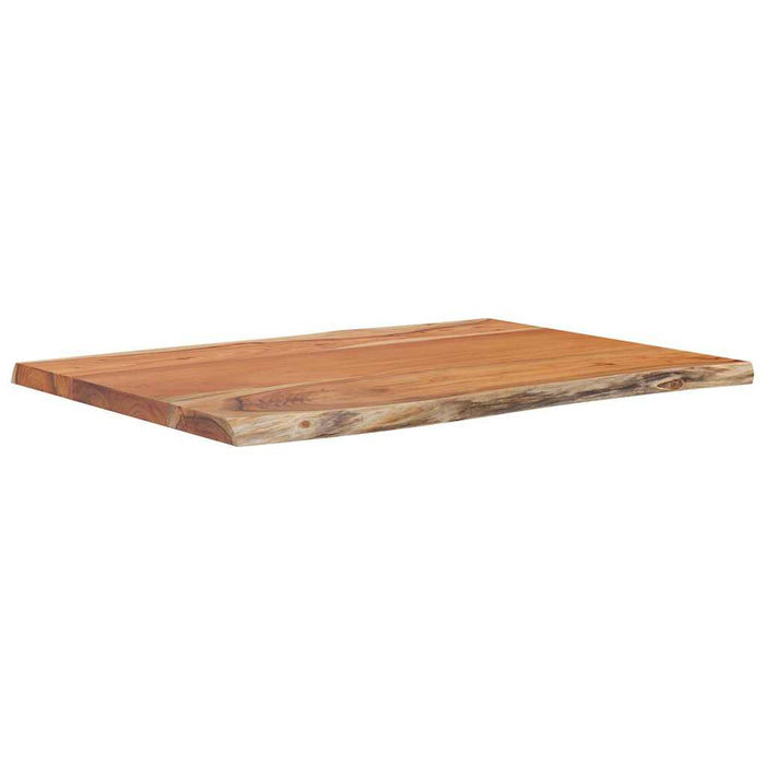 Blat masă 80x60x2,5cm dreptunghiular lemn acacia contur natural - WALTI WALTI