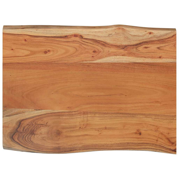 Blat masă 80x60x2,5cm dreptunghiular lemn acacia contur natural - WALTI WALTI
