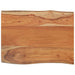 Blat masă 80x60x2,5cm dreptunghiular lemn acacia contur natural - WALTI WALTI