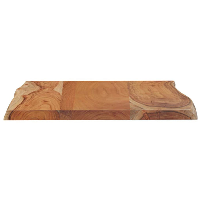 Blat masă 80x60x2,5cm dreptunghiular lemn acacia contur natural - WALTI WALTI