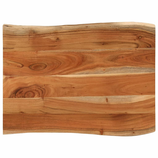 Blat masă, 90x60x2,5 cm dreptunghiular lemn acacia margine vie - WALTI WALTI