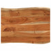 Blat masă, 90x60x2,5 cm dreptunghiular lemn acacia margine vie - WALTI WALTI