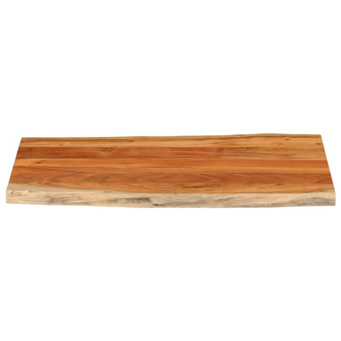 Blat masă, 100x60x2,5 cm dreptunghiular lemn acacia margine vie - WALTI WALTI
