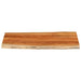 Blat masă, 100x60x2,5 cm dreptunghiular lemn acacia margine vie - WALTI WALTI