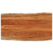 Blat masă, 110x60x2,5 cm dreptunghiular lemn acacia margine vie - WALTI WALTI