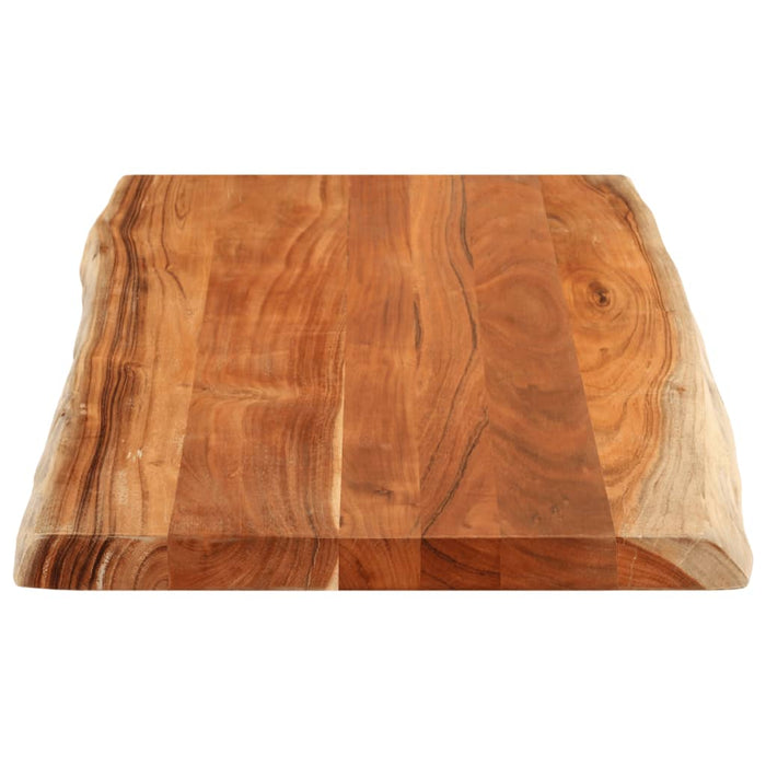 Blat masă, 120x60x2,5 cm dreptunghiular lemn acacia margine vie - WALTI WALTI