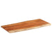 Blat masă, 140x60x2,5 cm dreptunghiular lemn acacia margine vie - WALTI WALTI