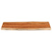 Blat masă, 140x60x2,5 cm dreptunghiular lemn acacia margine vie - WALTI WALTI