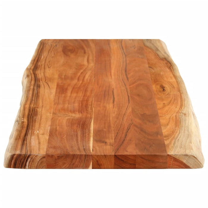 Blat masă, 140x60x2,5 cm dreptunghiular lemn acacia margine vie - WALTI WALTI