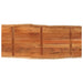 Blat masă, 140x60x2,5 cm dreptunghiular lemn acacia margine vie - WALTI WALTI