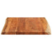 Blat masă, 90x80x2,5 cm dreptunghiular lemn acacia margine vie - WALTI WALTI