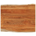 Blat masă, 100x80x2,5 cm dreptunghiular lemn acacia margine vie - WALTI WALTI