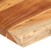 Blat masă, 100x80x2,5 cm dreptunghiular lemn acacia margine vie - WALTI WALTI