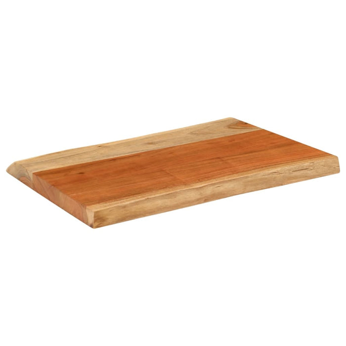Blat masă 60x40x3,8 cm dreptunghiular lemn acacia margine vie - WALTI WALTI