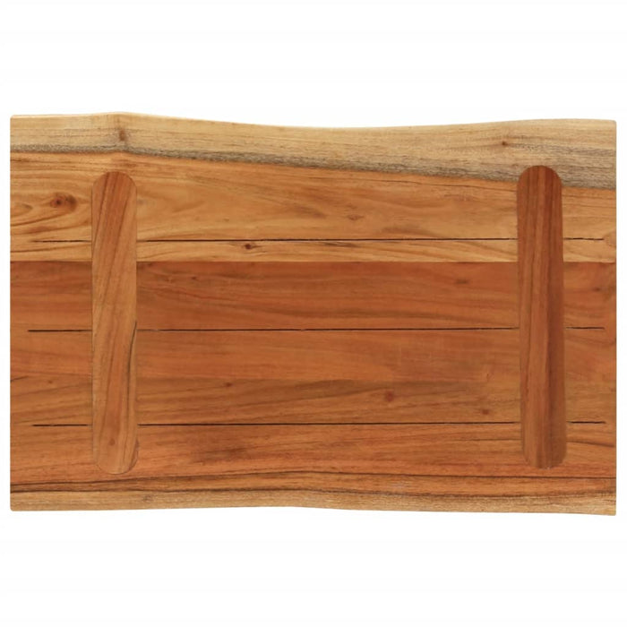 Blat masă 70x40x3,8 cm dreptunghiular lemn acacia margine vie - WALTI WALTI