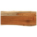 Blat masă 80x40x3,8 cm dreptunghiular lemn acacia margine vie - WALTI WALTI