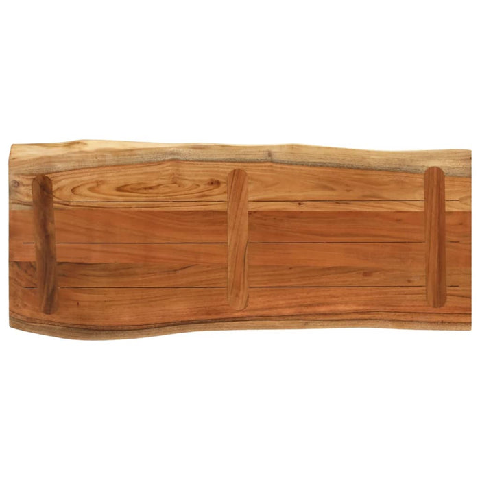 Blat masă 90x40x3,8 cm dreptunghiular lemn acacia margine vie - WALTI WALTI
