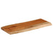 Blat masă 100x40x3,8 cm dreptunghiular lemn acacia margine vie - WALTI WALTI