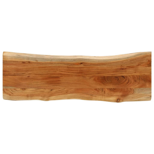 Blat masă 110x40x3,8 cm dreptunghiular lemn acacia margine vie - WALTI WALTI