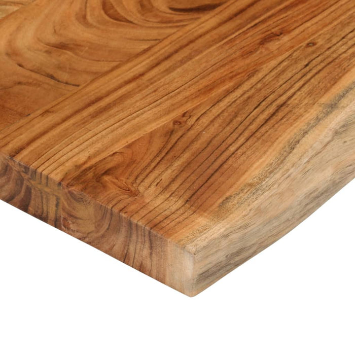 Blat masă 120x40x3,8 cm dreptunghiular lemn acacia margine vie - WALTI WALTI
