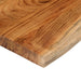Blat masă 120x40x3,8 cm dreptunghiular lemn acacia margine vie - WALTI WALTI