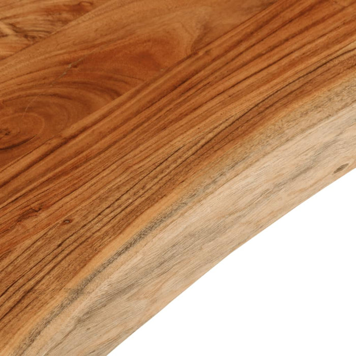 Blat masă 120x40x3,8 cm dreptunghiular lemn acacia margine vie - WALTI WALTI
