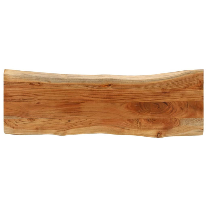 Blat masă 140x40x3,8 cm dreptunghiular lemn acacia margine vie - WALTI WALTI