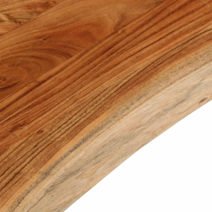 Blat masă 140x40x3,8 cm dreptunghiular lemn acacia margine vie - WALTI WALTI