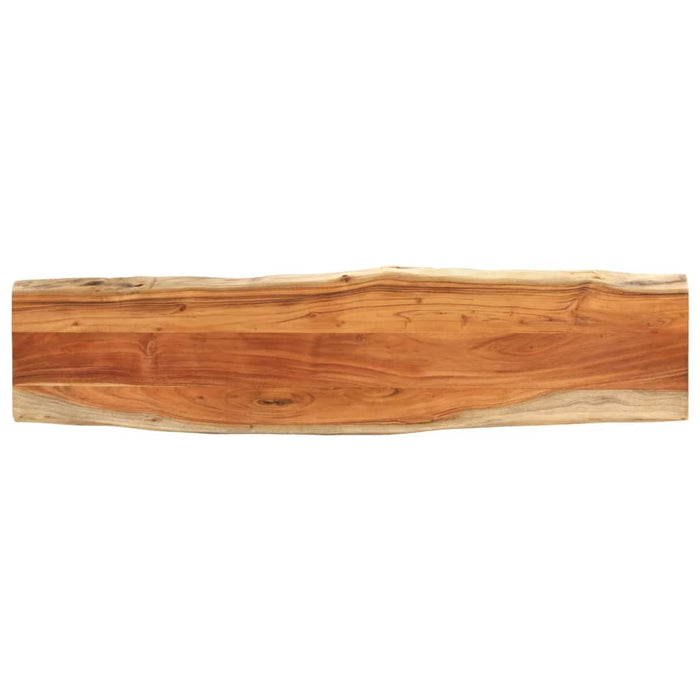 Blat masă 180x40x3,8 cm dreptunghiular lemn acacia margine vie - WALTI WALTI