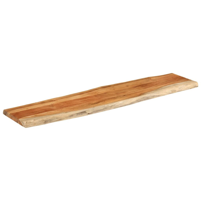 Blat masă 180x40x3,8 cm dreptunghiular lemn acacia margine vie - WALTI WALTI