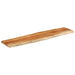 Blat masă 180x40x3,8 cm dreptunghiular lemn acacia margine vie - WALTI WALTI