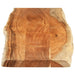 Blat masă 180x40x3,8 cm dreptunghiular lemn acacia margine vie - WALTI WALTI