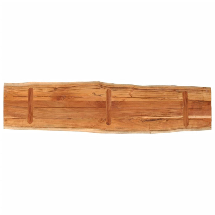 Blat masă 180x40x3,8 cm dreptunghiular lemn acacia margine vie - WALTI WALTI