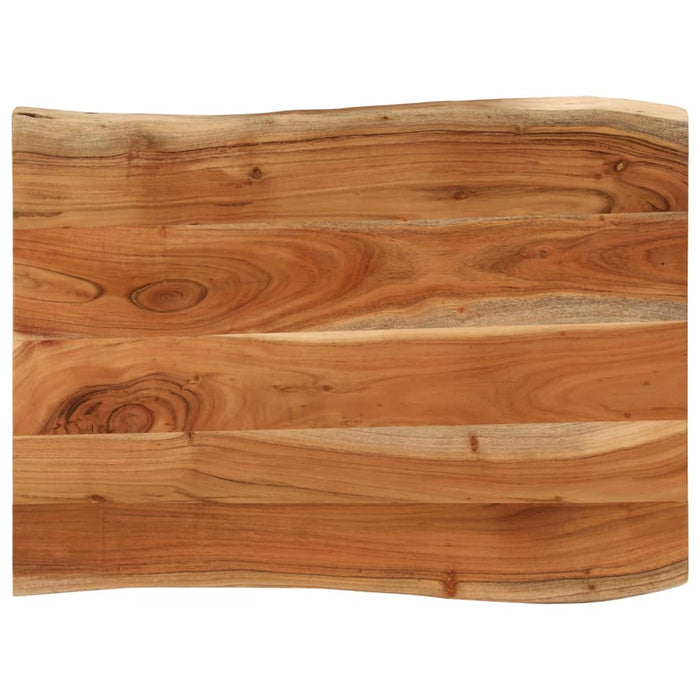 Blat masă, 90x60x3,8 cm, dreptunghiular lemn acacia margine vie - WALTI WALTI