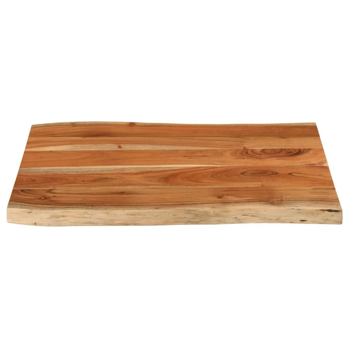 Blat masă, 90x60x3,8 cm, dreptunghiular lemn acacia margine vie - WALTI WALTI