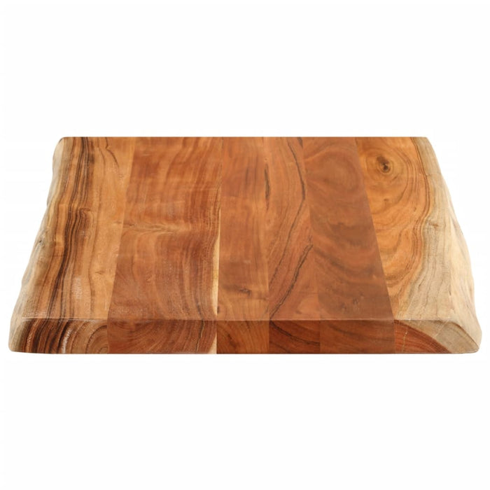 Blat masă, 90x60x3,8 cm, dreptunghiular lemn acacia margine vie - WALTI WALTI