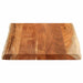 Blat masă, 90x60x3,8 cm, dreptunghiular lemn acacia margine vie - WALTI WALTI