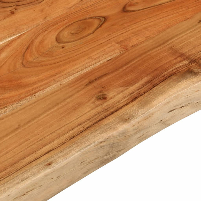 Blat masă, 90x60x3,8 cm, dreptunghiular lemn acacia margine vie - WALTI WALTI