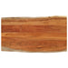 Blat masă, 100x60x3,8cm, dreptunghiular lemn acacia margine vie - WALTI WALTI