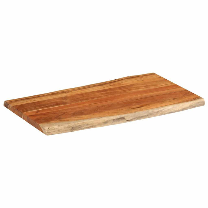 Blat masă, 100x60x3,8cm, dreptunghiular lemn acacia margine vie - WALTI WALTI