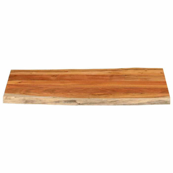 Blat masă, 100x60x3,8cm, dreptunghiular lemn acacia margine vie - WALTI WALTI